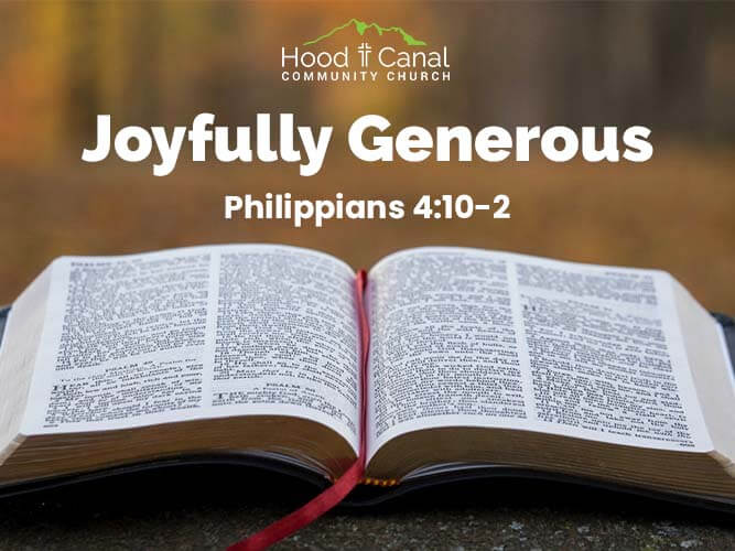 Joyfully Generous